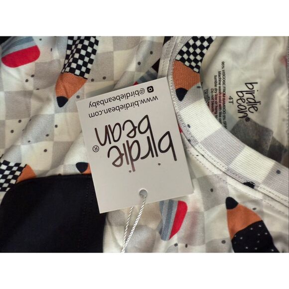 NWT Birdie Bean Bamboo Day Wear Set Booker T-Shirt Set - Picture 8 of 10